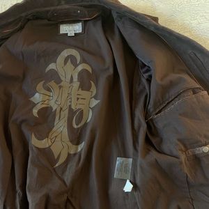 Special edition Wilson’s Leather collaboration with M. Julian. USMC on sleeve.